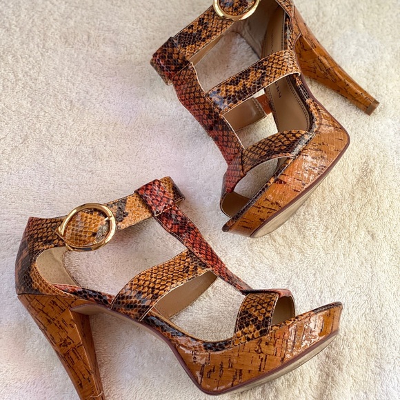 Leopard sandals by Chinese Laundry Size 9.5 w/BOX - Picture 8 of 16